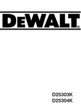 DeWalt D25304K Manual de usuario