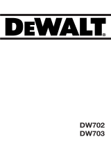 DeWalt DW702 El manual del propietario