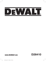 DeWalt D26410 Manual de usuario