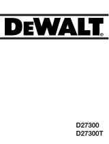 DeWalt D27300T El manual del propietario