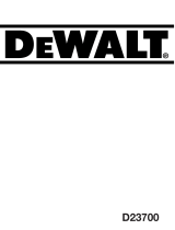 DeWalt D23700 El manual del propietario