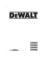 DeWalt DW960 T 2 El manual del propietario