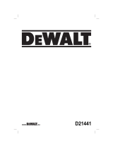 DeWalt D21441 El manual del propietario