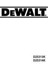 DeWalt d 25313 k El manual del propietario