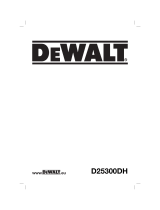 DeWalt D25300DH Manual de usuario