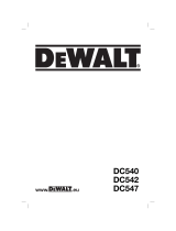 DeWalt DC547K Manual de usuario