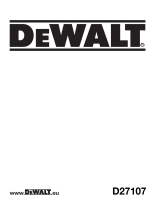 DeWalt D27107 El manual del propietario