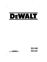 DeWalt D51430 El manual del propietario
