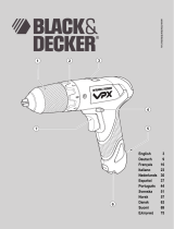 BLACK DECKER vpx 1201 Manual de usuario