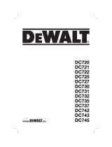 DeWalt dc 722 n Manual de usuario