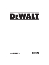 DeWalt DC 927 El manual del propietario