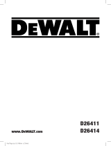 DeWalt D26411-QS Manual de usuario