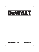 DeWalt DE9135 Manual de usuario