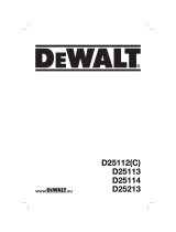DeWalt D25113K El manual del propietario