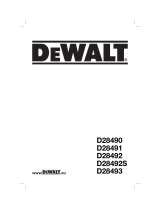 DeWalt D28491 T 4 El manual del propietario