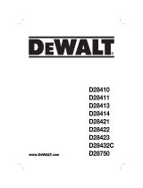 DeWalt D28422 Manual de usuario