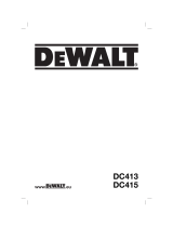 DeWalt DC415 El manual del propietario