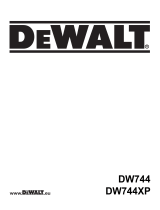 DeWalt DW744XP El manual del propietario
