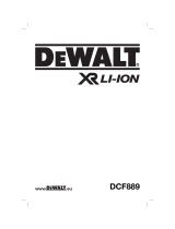DeWalt DCF889 T 1 El manual del propietario
