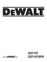 DeWalt D27107XPS El manual del propietario