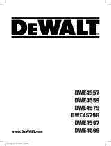 DeWalt DWE4579 Manual de usuario