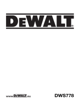 DeWalt DWS778 Manual de usuario