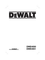 DeWalt DWE4051 El manual del propietario