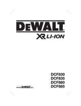 DeWalt DCF885 T 10 El manual del propietario