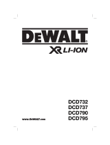 DeWalt DCD795 T 1 Manual de usuario