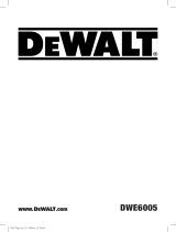 DeWalt DWE6005- GB Manual de usuario