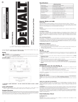 DeWalt DW0811 Manual de usuario