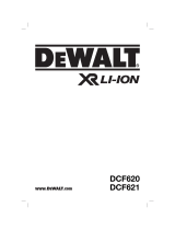 DeWalt DCF621 El manual del propietario