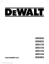 DeWalt D25033 El manual del propietario