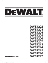 DeWalt DWE4204 Manual de usuario