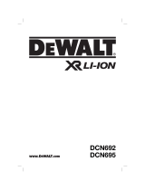 DeWalt DCN695 Manual de usuario