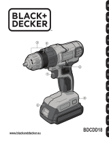 Black & Decker 1-Gang Akku-Bohrschrauber 18 Volt BDCDD18N El manual del propietario