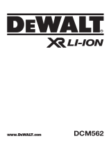 DeWalt DCM562 El manual del propietario