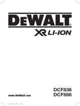 DeWalt DCF836 Manual de usuario