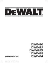 DeWalt DWE493 El manual del propietario