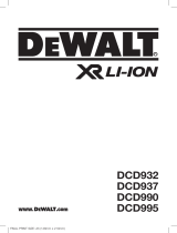 DeWalt DCD932 Manual de usuario