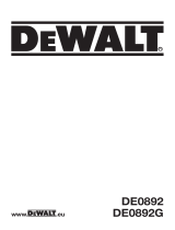 DeWalt DE0892G Manual de usuario