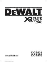 DeWalt DCS575 El manual del propietario