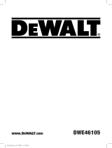 DeWalt DWE46105 Manual de usuario