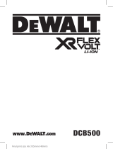 DeWalt XR FLEX VOLT LI-ION DCB500 Manual de usuario