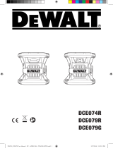 DeWalt DCE079D1G Manual de usuario
