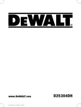 DeWalt D25304DH Manual de usuario