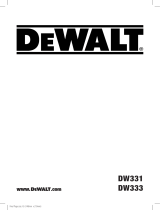 DeWalt DW331 Manual de usuario