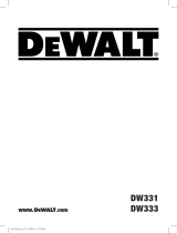 DeWalt DW333 Manual de usuario