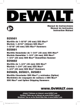 DeWalt D25501K Manual de usuario
