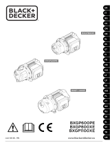 Black & Decker BXGP1100XE Manual de usuario